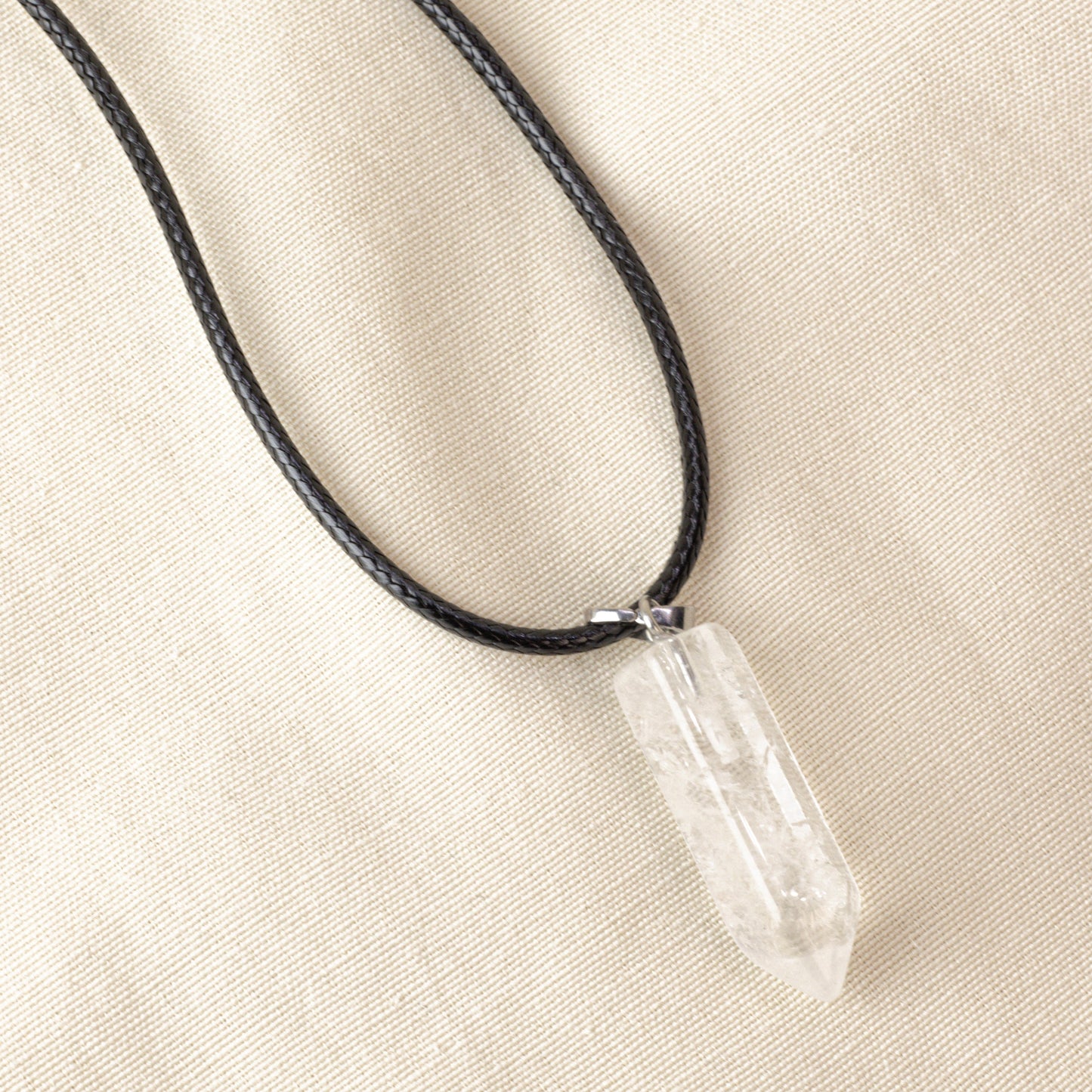 Collar Cuarzo Natural Cristal