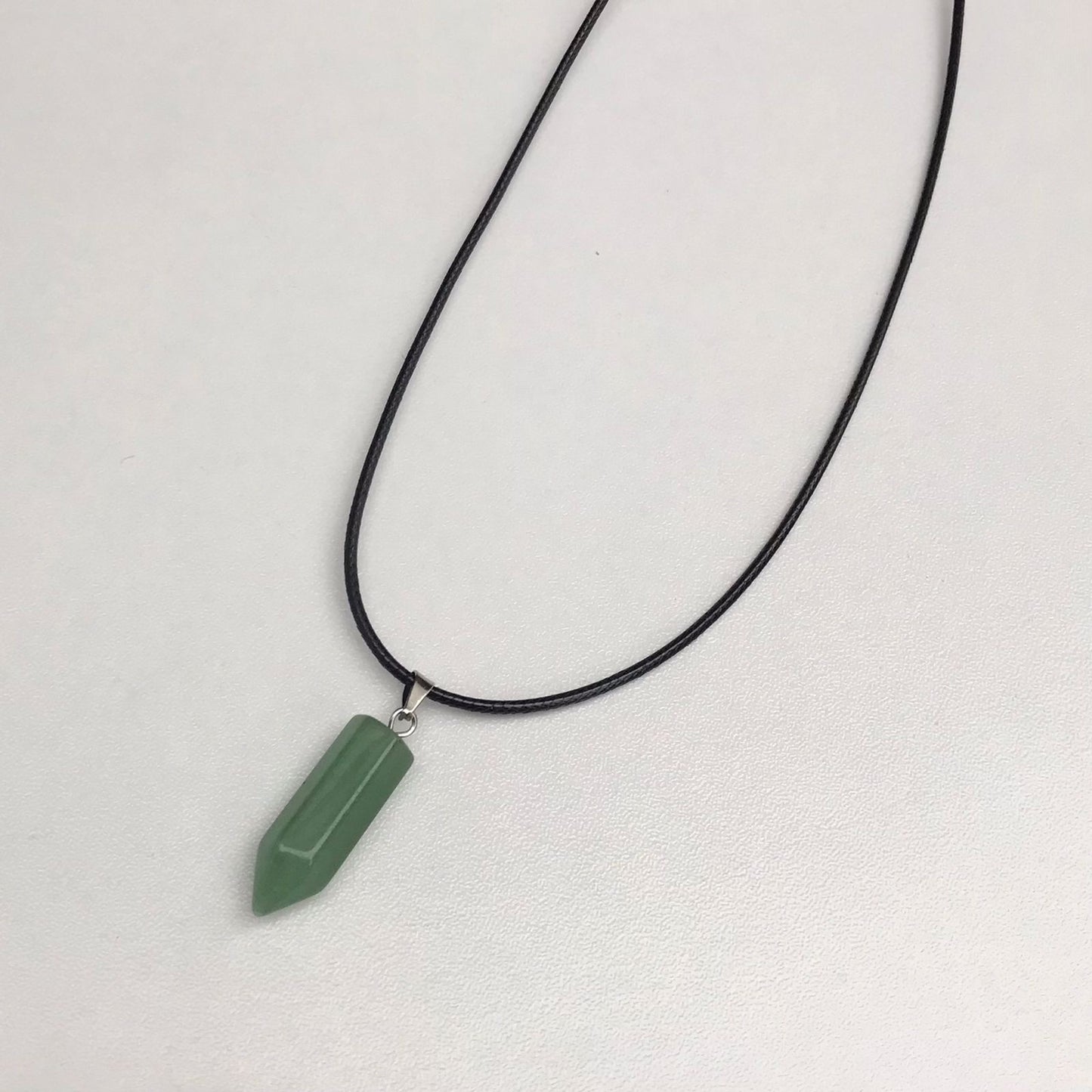 Collar Cuarzo Natural Verde - Jade