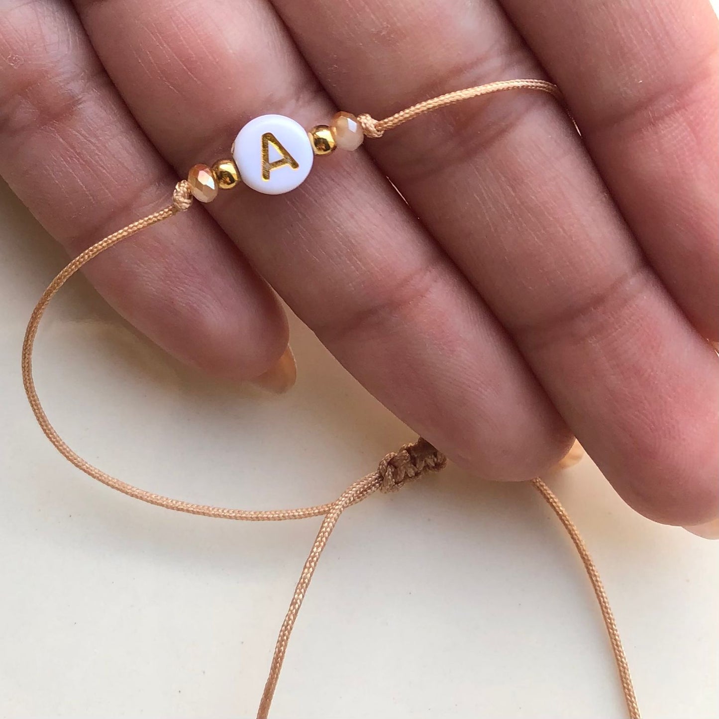 Pulsera Inicial Gold en Acero