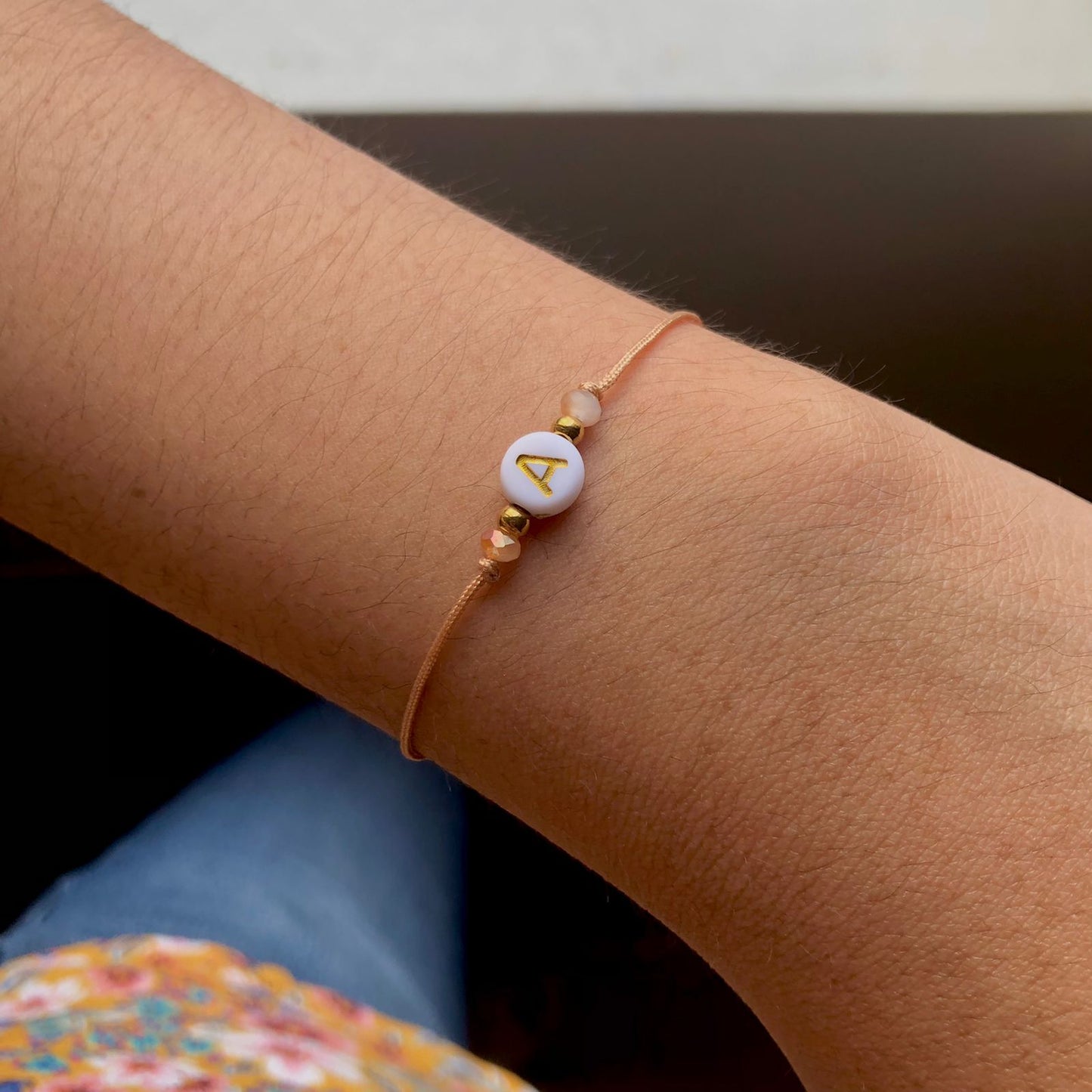 Pulsera Inicial Gold en Acero