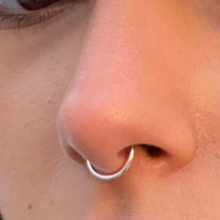 Fake Piercing Septum Aro en Acero