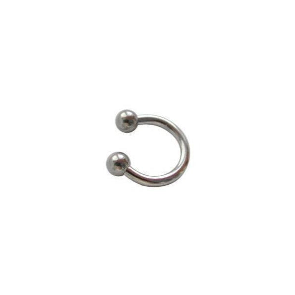 Piercing Septum U en Acero Plateado