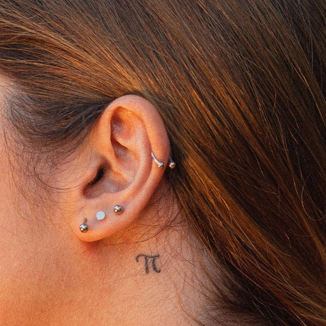Piercing Septum U en Acero Plateado